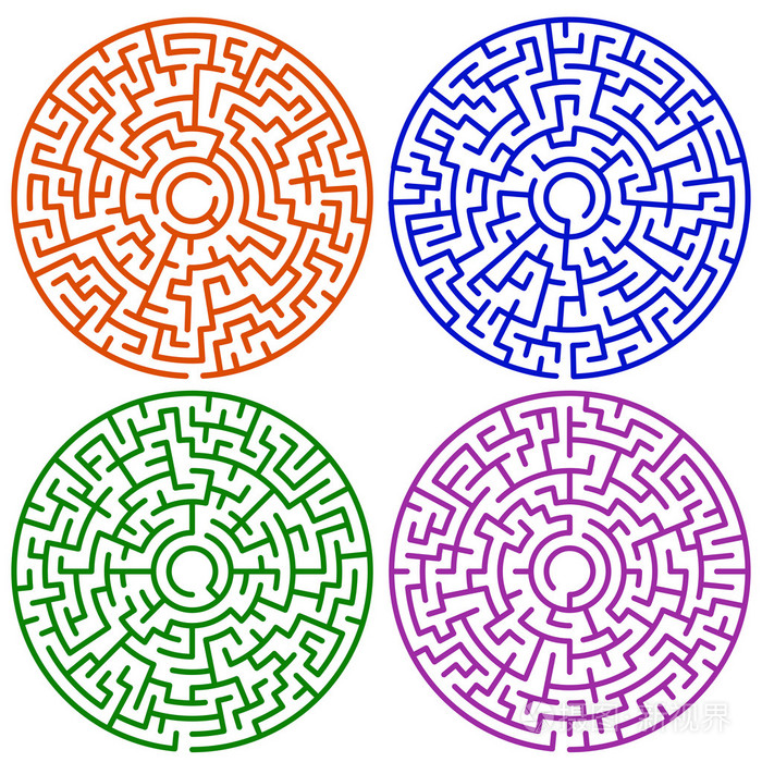 圆形迷宫套
