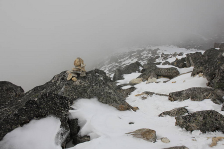 Langtang 国家公园 Tserko 山山顶