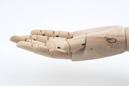 木制手的手势图片