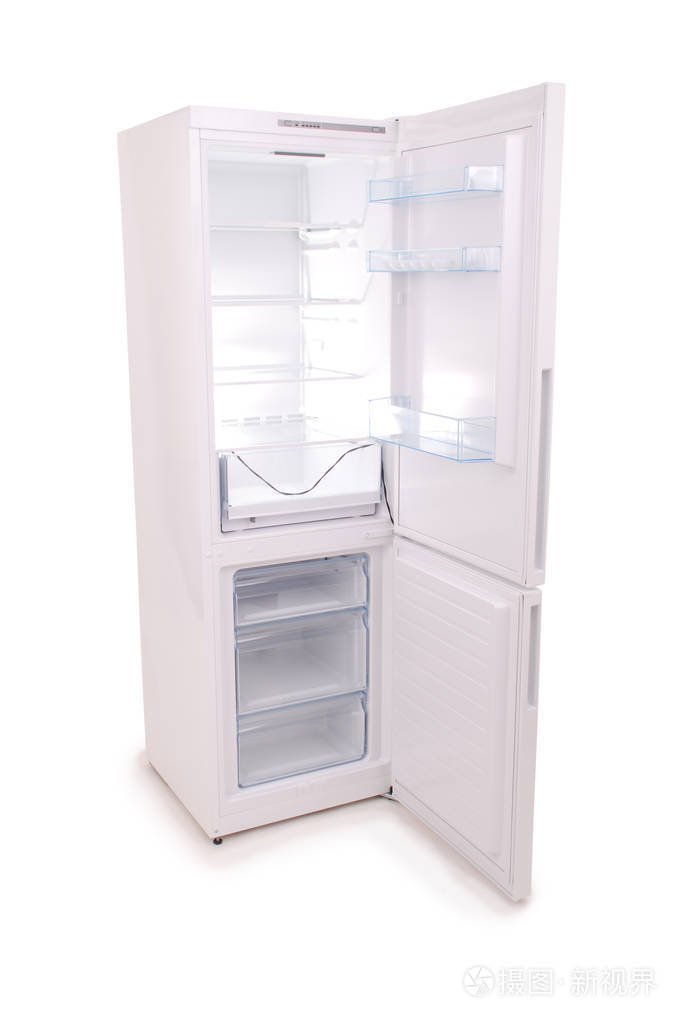 隔离打开的空冰箱(裁剪路径)