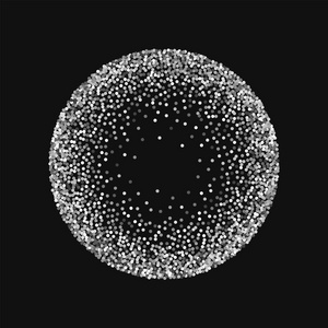 黑色背景 sightly 矢量圆金闪光圆框照片