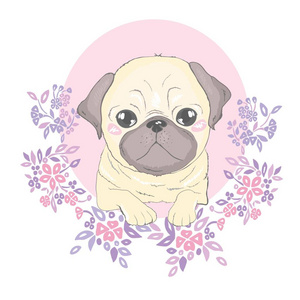 里玩大的广告牌和卡通儿童多彩公园快乐的女孩,在经典的娘娘腔颜色