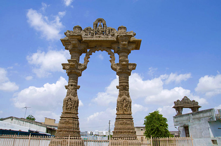 格尔登仁波 ToranVadnagar古吉拉特的雕刻废墟
