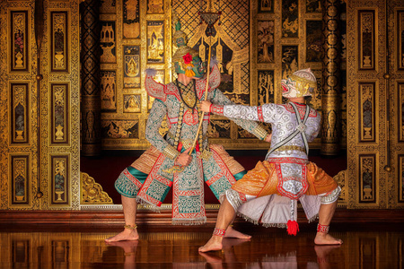 艺术文化泰国舞蹈在面具坤罗摩衍那, 泰国古典猴面具, 坤敬, 泰国