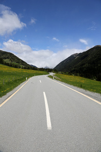 Mountain pass road, Slkpass, Austria