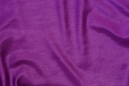 紫色丝绸纺织波纹背景纹理