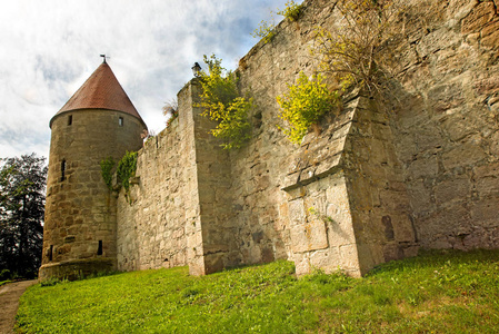 历史城堡 waldenburg 萨克森德国