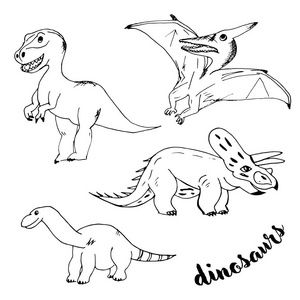 霸王龙恐龙涂鸦霸王龙恐龙涂鸦图片