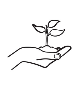 小草发芽卡通图片-小草发芽卡通素材-小草发芽卡通插画-摄图新视界