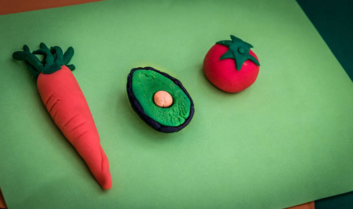 橡皮泥蔬菜胡萝卜图片