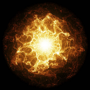 火焰燃烧球照片