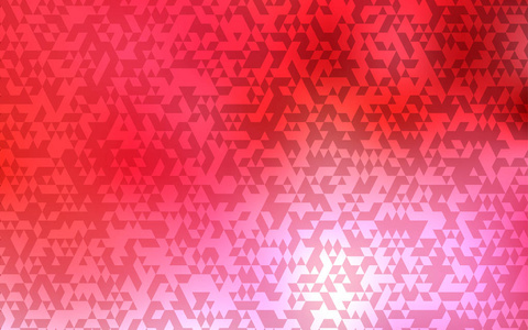 带有线条三角形的浅红色矢量布局。具有三角形的抽象风格的装饰设计。智能设计为您的商业广告