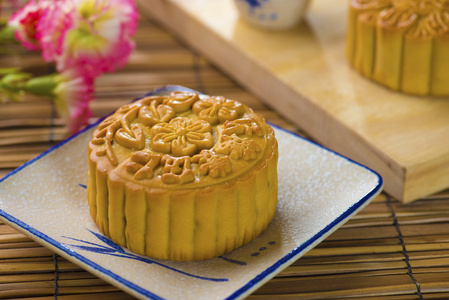 中国中期节日食品月饼