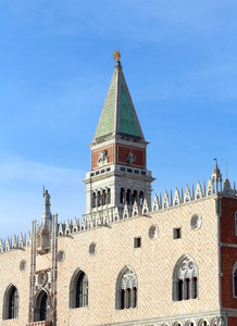 威尼斯意大利圣马克钟楼顶部
