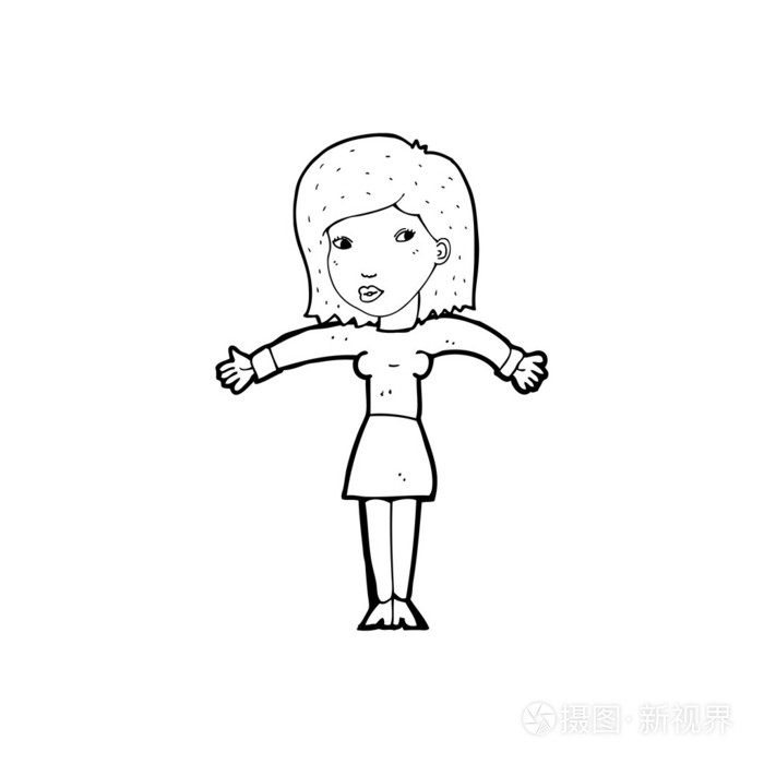 女间谍简笔画图片