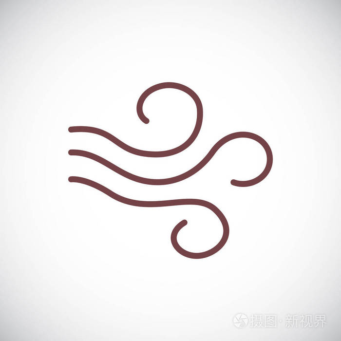 风标图标, 矢量插图