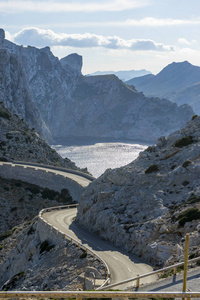 Formentor 在西班牙的伊维萨岛上的地中海, 假日和夏天场面