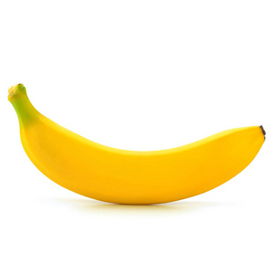 孤立在白色的香蕉