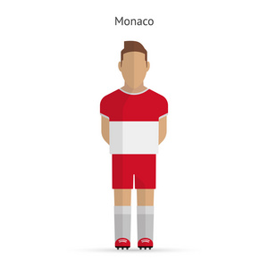 摩纳哥足球运动员。足球制服