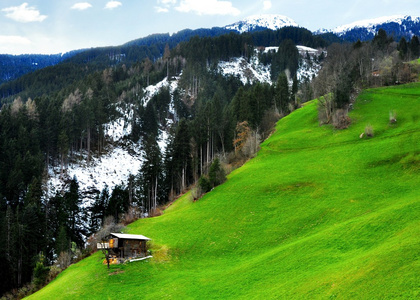 阿尔卑斯山全景