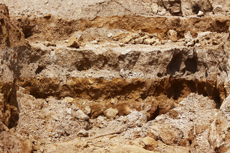 土壤层土壤层的形式,它的颜色和纹理地质科学,沥青和土壤层下面土壤层