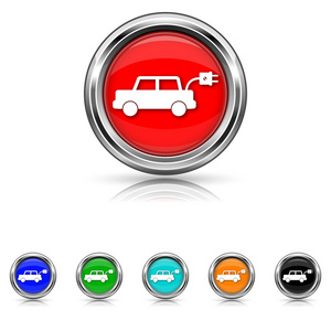 电动汽车图标六种颜色设置