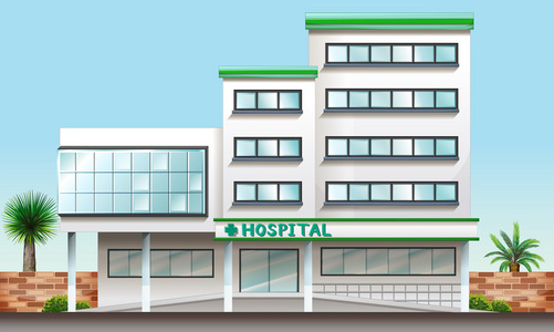 一幢医院大楼图片