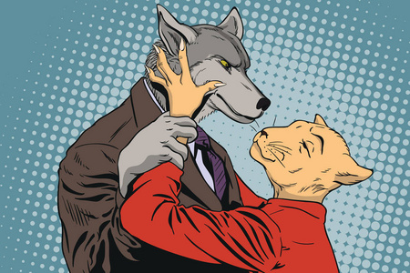 漫画狼人图片-漫画狼人素材-漫画狼人插画-摄图新视界