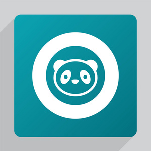 平的熊猫 ico照片