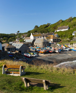 Cadgwith 康沃尔与英国之间的蜥蜴和卡弗拉克蜥蜴半岛上