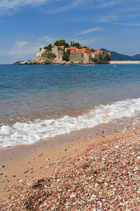 布德瓦里维埃拉 Sveti Stefan 美丽岛的