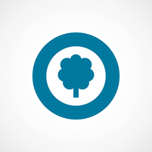 树粗的蓝色边框圆 ico照片