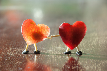 锁住两颗心图片