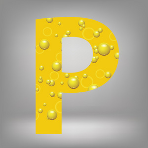 啤酒字母 P