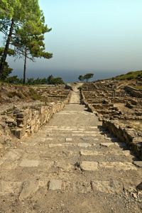 卡米罗斯在罗得岛，希腊的古代城市