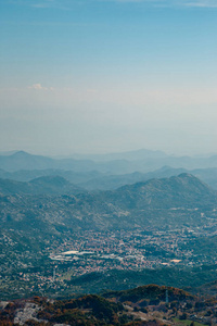 黑山 Lovcen 国家公园的一座观景台