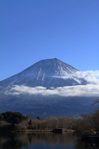 mt. 日本静冈太奴湖富士景冬季