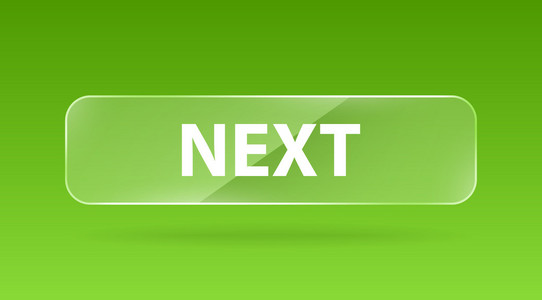 下一步矢量玻璃按钮照片