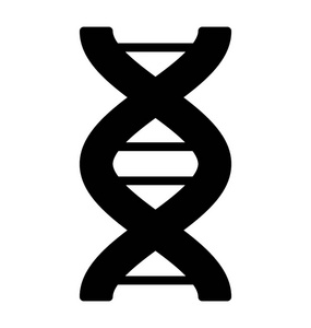 像一个称为 dna 的曲折线的基因细胞