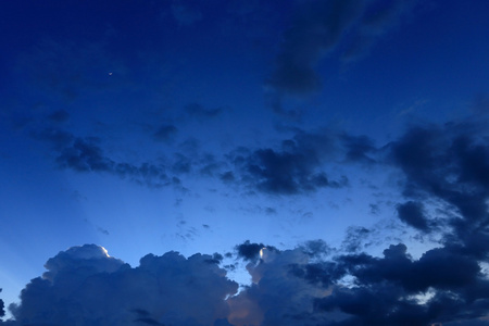 夜晚的天空有云背景