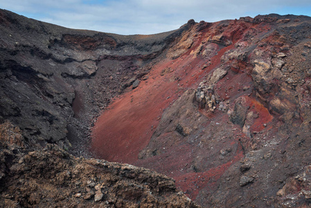 神奇的火山景观和熔岩沙漠在 Timanfaya 国家公园, 兰萨罗特, 加那利群岛, 西班牙