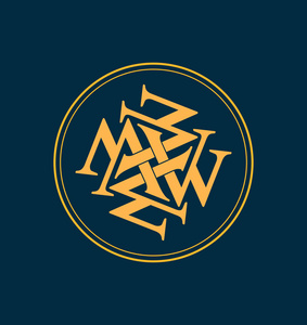 经典和复古对称风格初始字母图标徽标照片