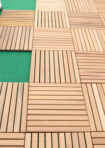 木材的棕色块木板地板装饰