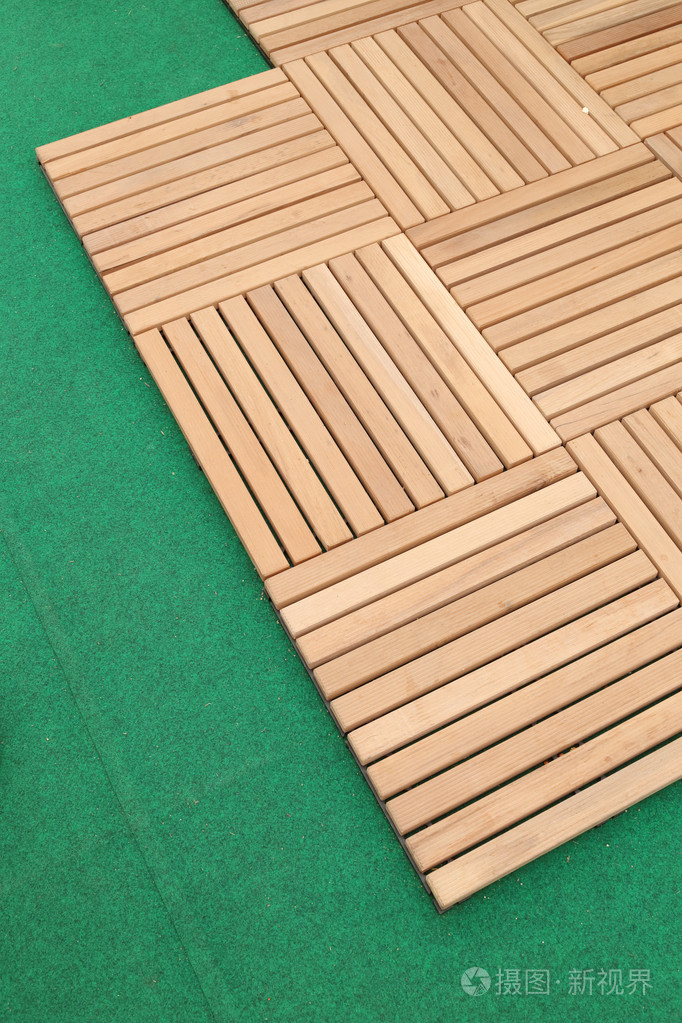 木材的棕色块木板地板装饰