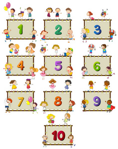 大写数字一到十图片