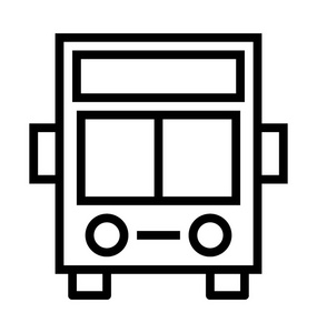 旅游巴士矢量图标