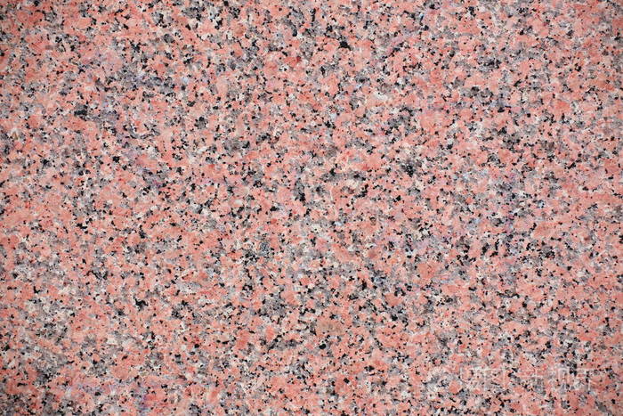 长石石英云母红色花岗岩纹理