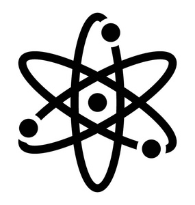 代表科学符号的原子系统