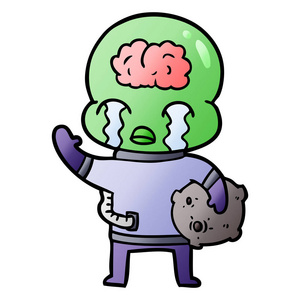 大脑袋小短腿秃头的卡通人图片