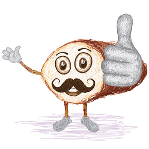 香芋插画-香芋手绘-香芋卡通图-摄图新视界